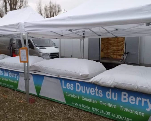 marché les duvets du berry